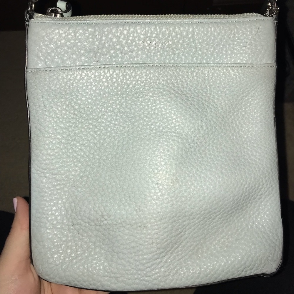 Baby blue AUTHENTIC COACH small crossbody